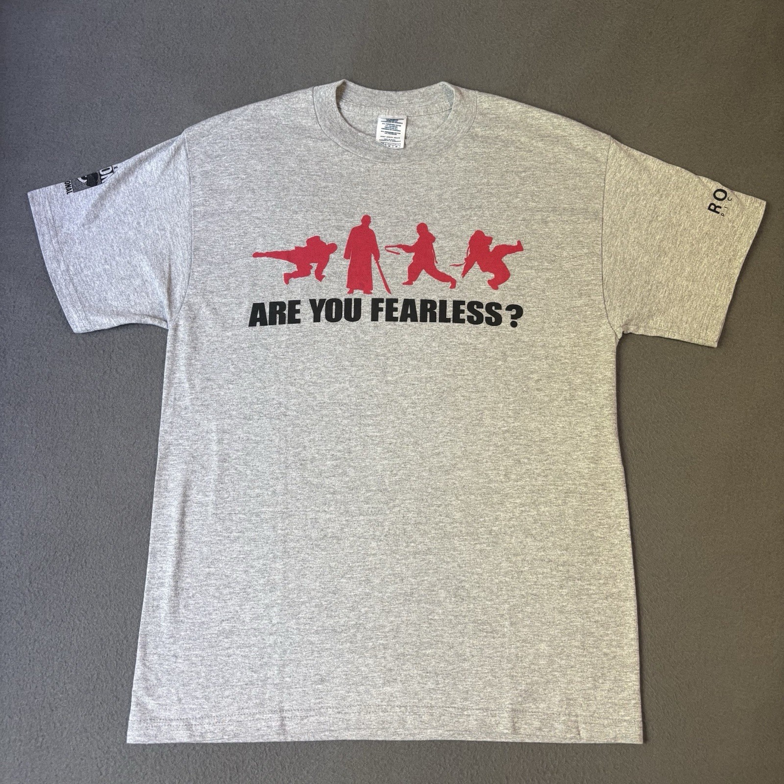 Jet Li’s Fearless Shirt Mens Medium “Are You Fearless?” Movie Promo Short Sleeve
