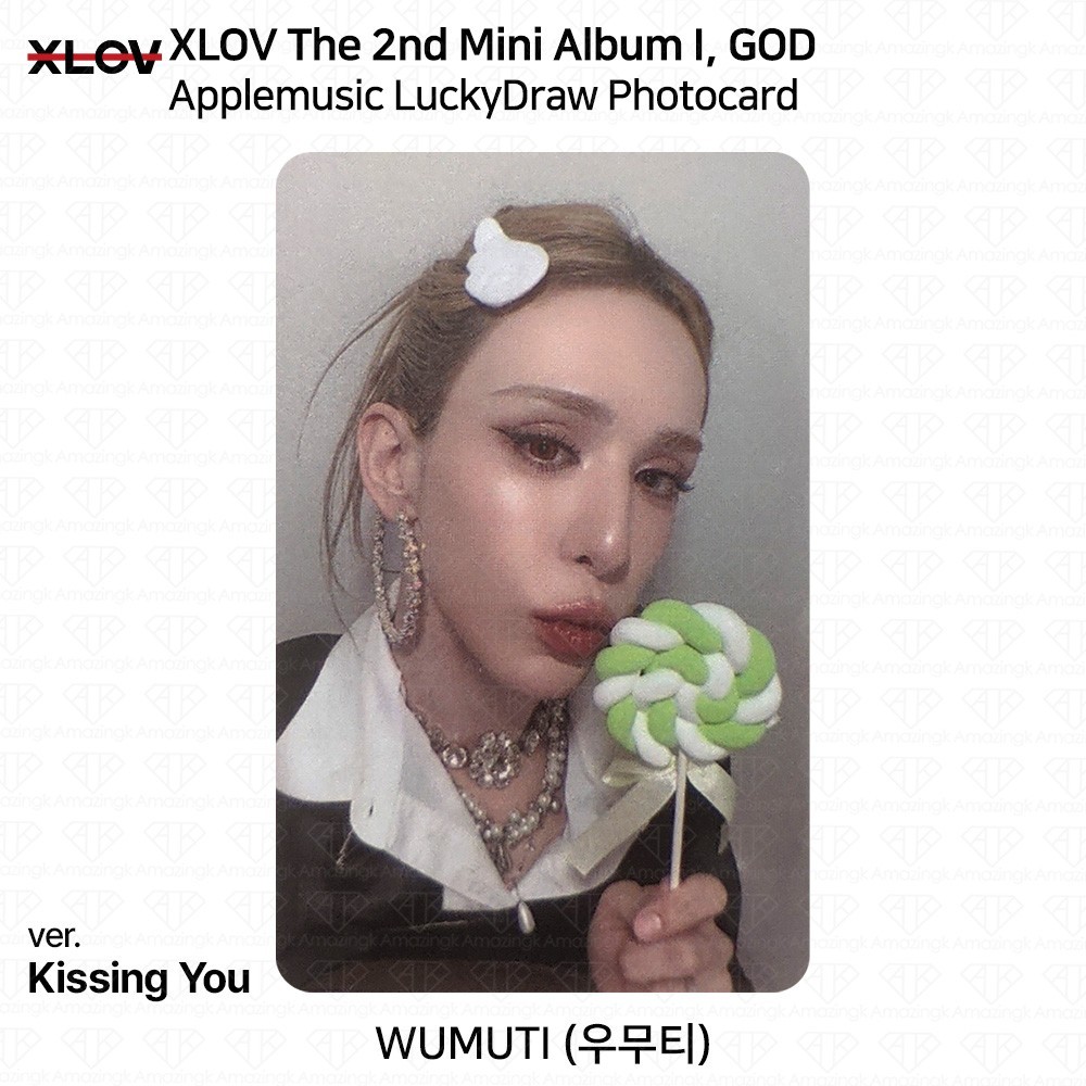 XLOV 2nd Mini Album I God AppleMusic Lucky Draw Photocard