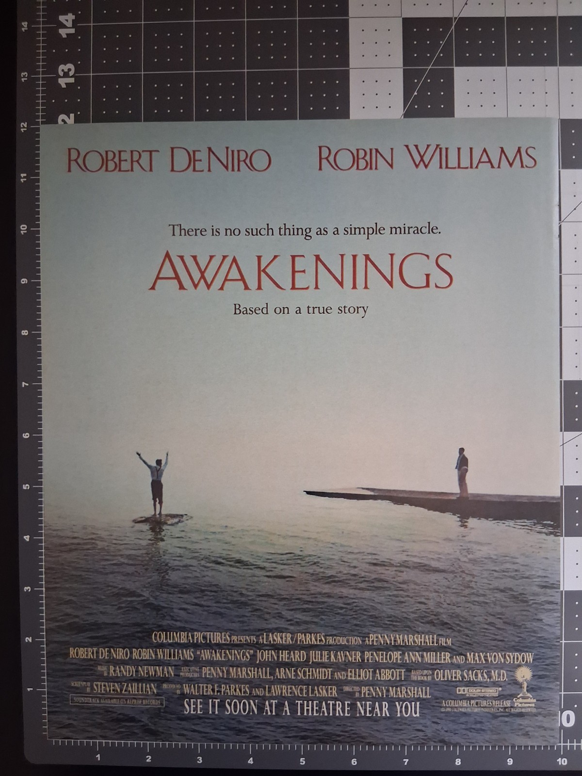 1991 Awakenings Movie Release Print Ad. Robert De Niro. Robin Williams.