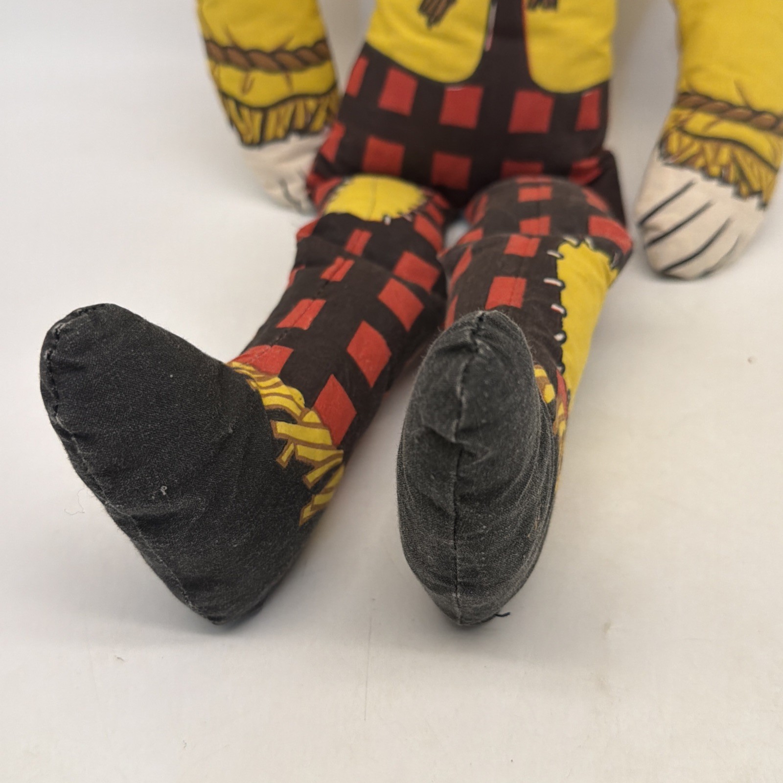 23” Vintage Wizard Of OZ Scarecrow R.P. Co RALSTON Rubber Head Cloth Doll Toy!