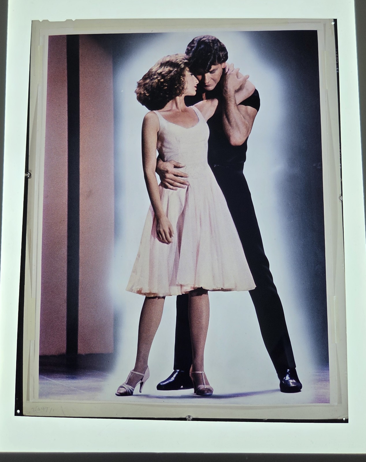 Dirty Dancing (1987) 8×10 Original Transparency Sheet Patrick Swayze Jennifer G