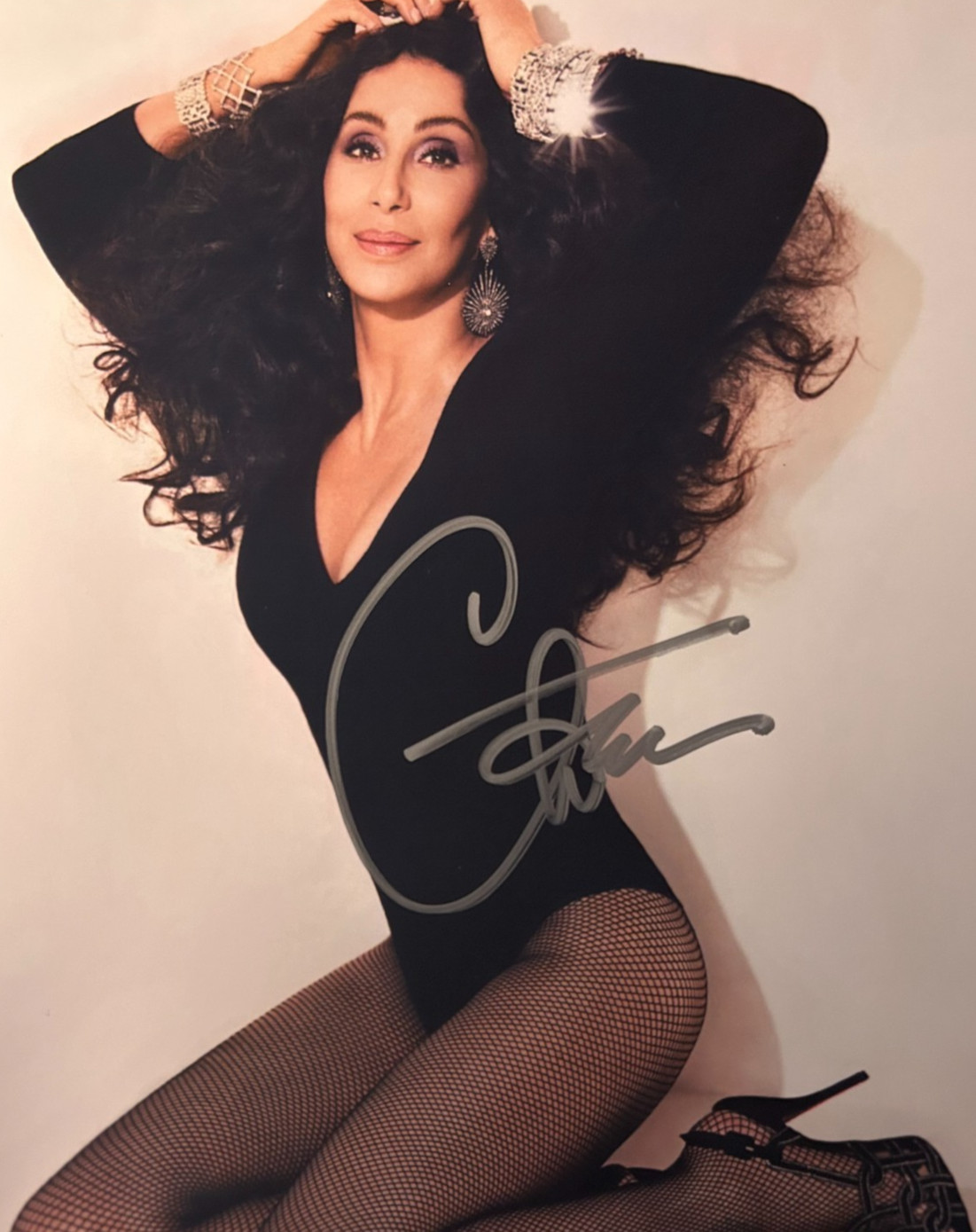 CHER Signed Original 8×10″ Authentic Autograph GENUINE w/COA