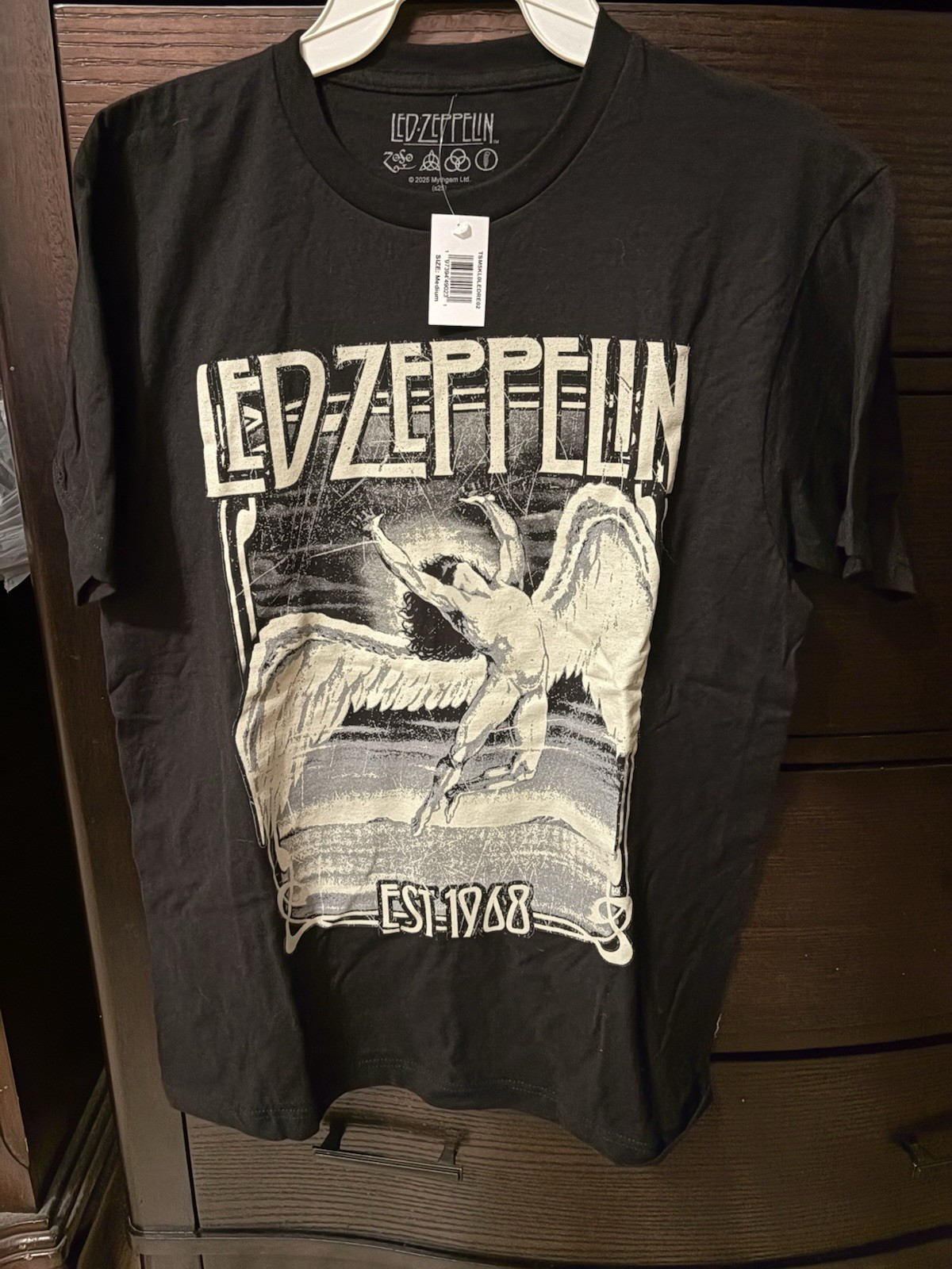 Mythgem LTD Led Zeppelin T-Shirt, Men’s Medium