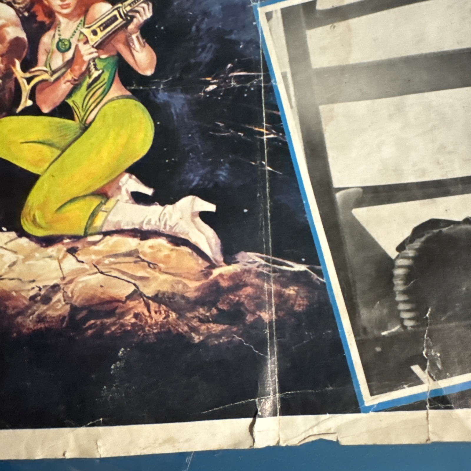 Starcrash 1978 Italian Cult B-Movie Fantasy Space Opera Film Poster 22.5 X 17.5