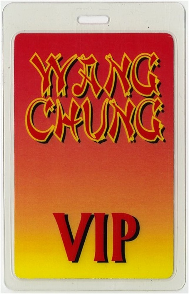 Wang Chung 1997 Space Junk Concert Tour VIP Laminated Backstage Pass