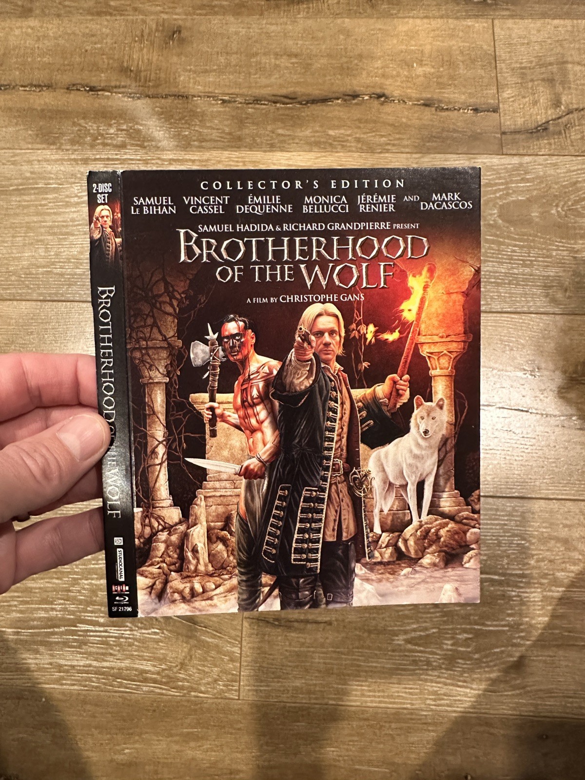 SLIPCOVER ONLY Brotherhood Of The Wolf Blu-ray SLIPCOVER ONLY NO DISCS OR CASE