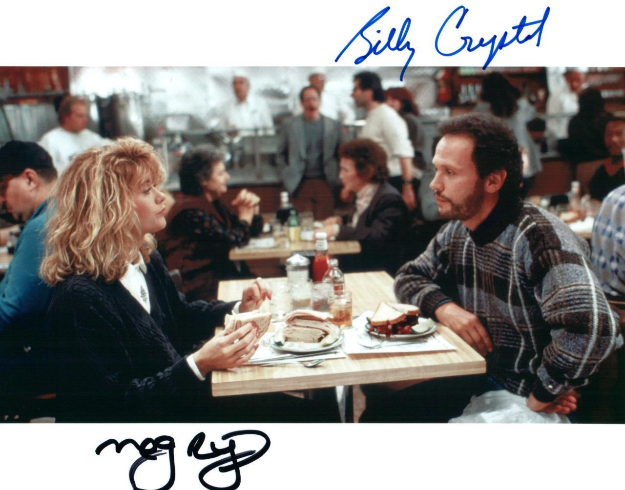 Billy Crystal Meg Ryan Signed 8×10 Photo with COA great looking autographed Pic