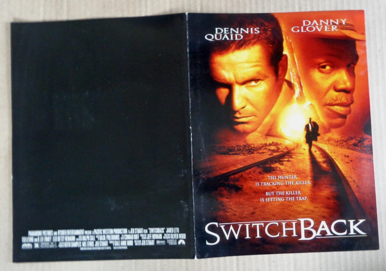Switchback 1997 press kit Dennis Quaid Danny Glover Jared Leto