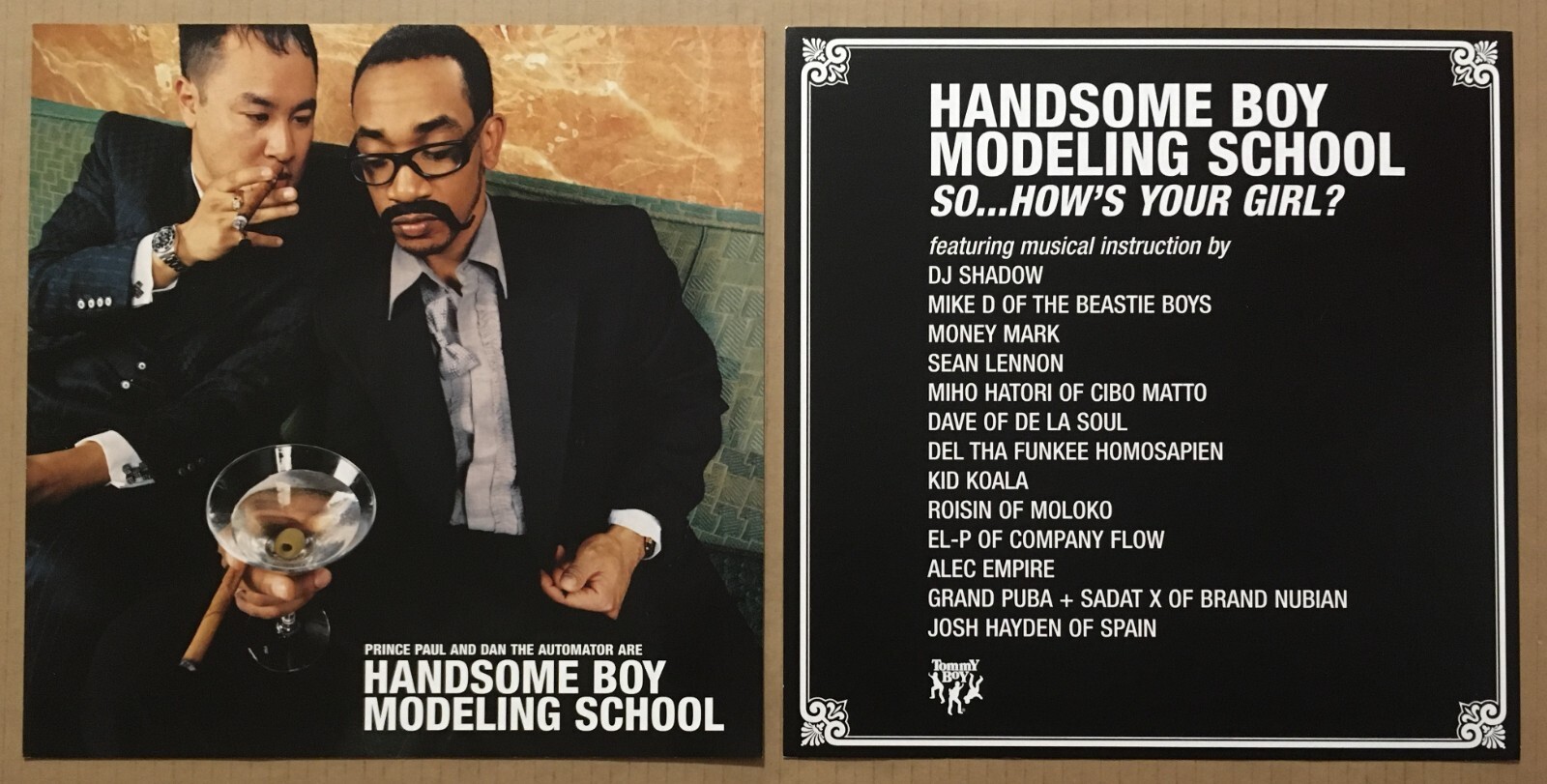 HANDSOME BOY MODELING SCHOOL Promo POSTER FLAT for 99 CD Beastie Boys CIBO MATTO