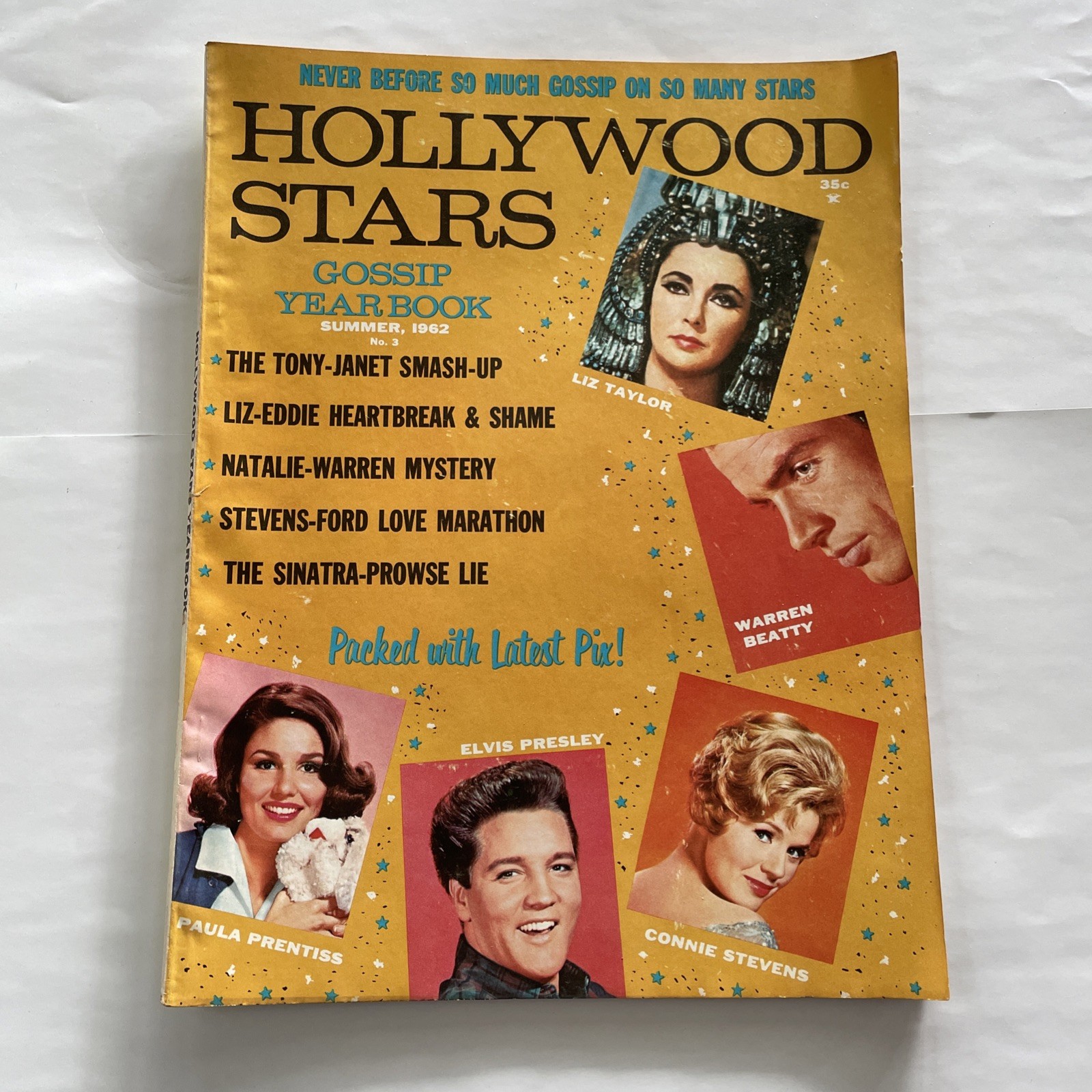 Hollywood Stars Gossip Yearbook #3 Liz Taylor, Elvis, Connie Stevens & more; MM