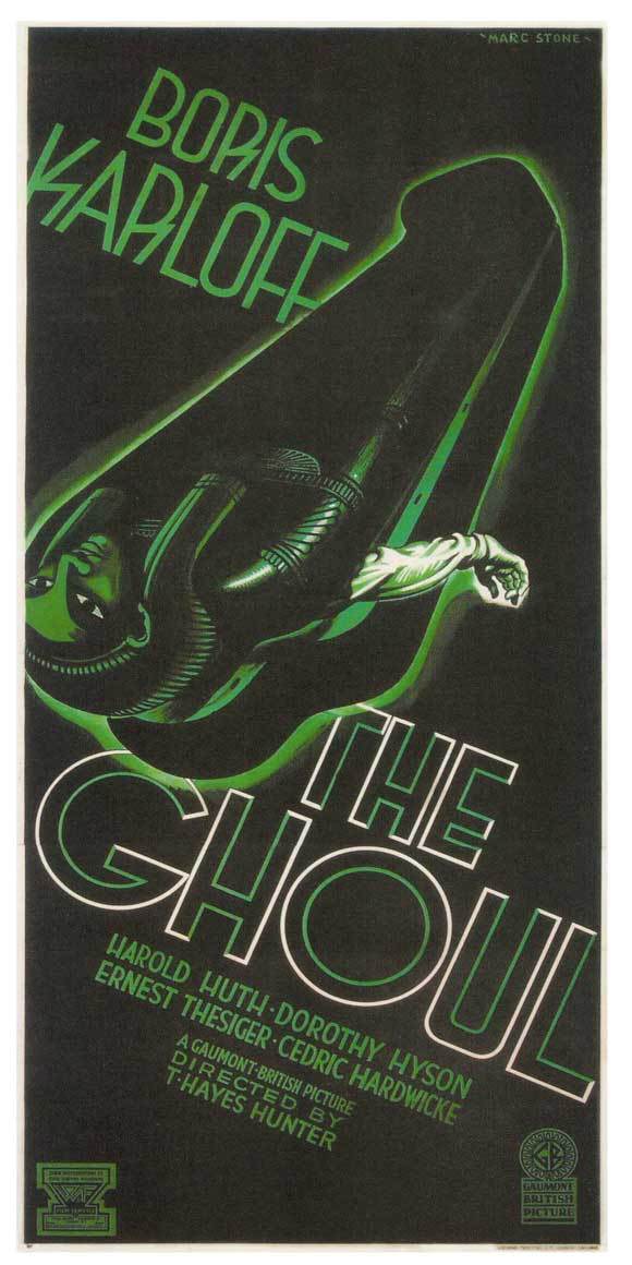 THE GHOUL Movie POSTER 20×40 Peter Cushing John Hurt Alexandra Bastedo Gwen