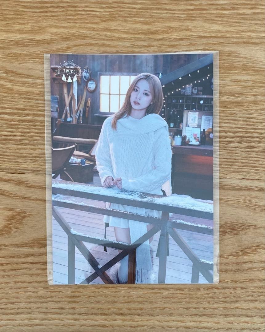 TWICE JYP POP UP STORE 2024 SKI BAR POSTCARD JAPAN OFFICIAL PHOTOCARD MERCH PAD