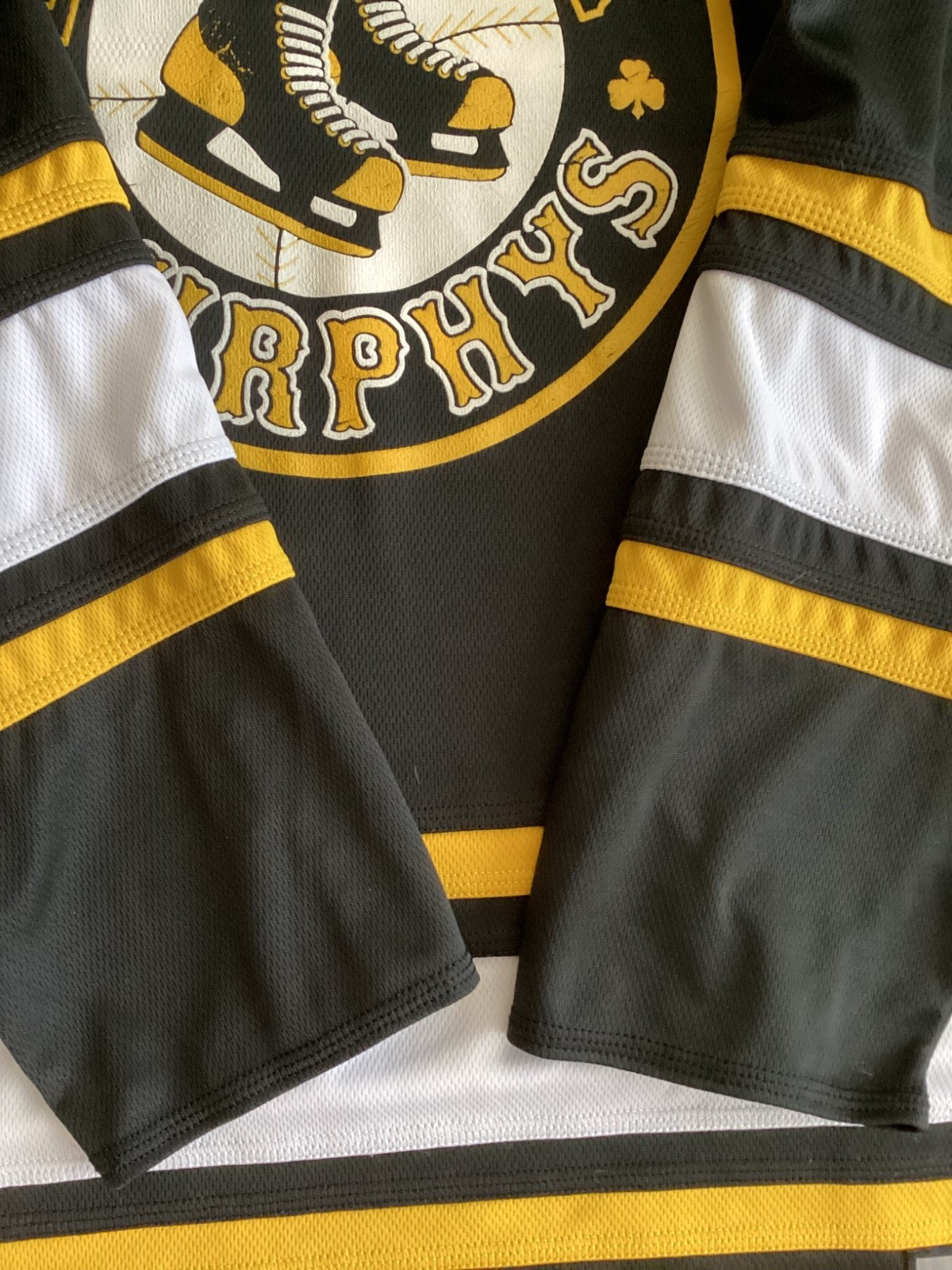 Dropkick Murphys #17 Black & Yellow Hockey Jersey size 2XL