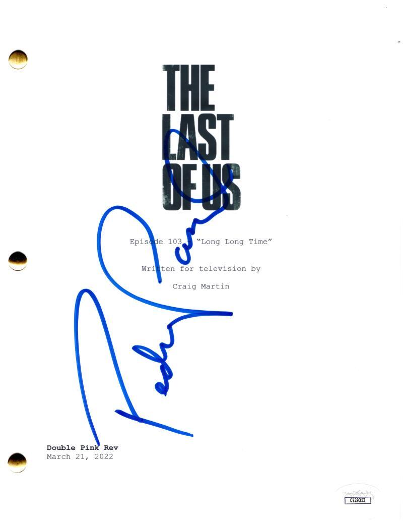 Pedro Pascal Signed Autograph The Last of Us Pilot Script Screenplay w/ JSA COA