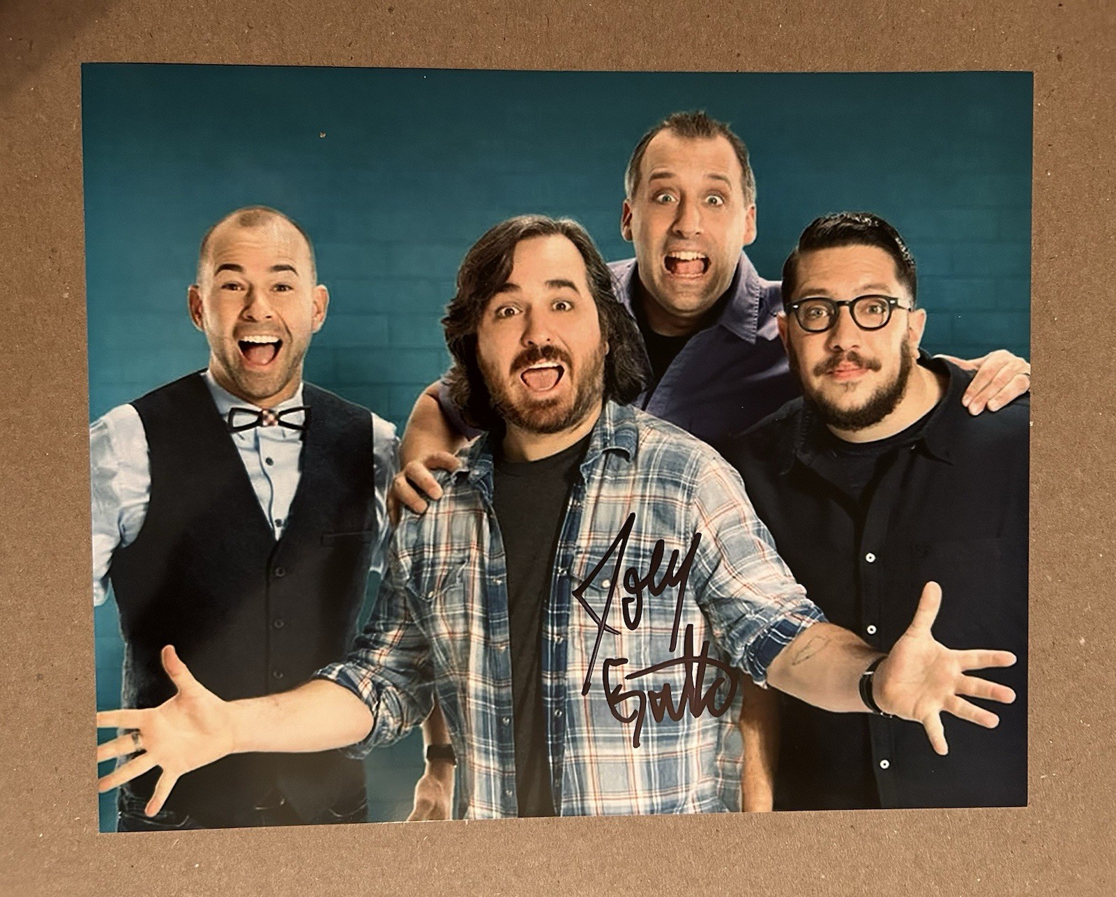 Impractical Jokers Joe Gatto Signed 8×10 Photo W/proof Pic