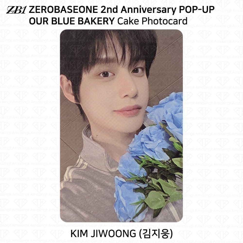 ZEROBASEONE ZB1 2nd Anniversary POP-UP OUR BLUE BAKERY Cake Photocard KPOP