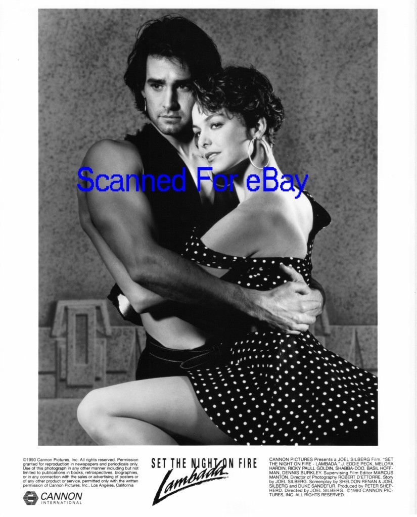 J. EDDIE PECK, MELORA HARDIN Terrific Movie Photo LAMBADA