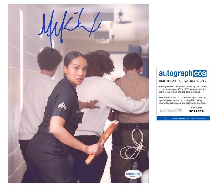Mekia Cox “The Rookie” AUTOGRAPH Signed ‘Nyla Harper’ 8×10 Photo ACOA