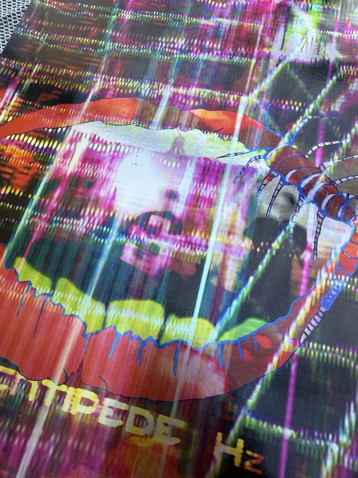 Centipede Hz Animal Collective Holographic Promotional Poster