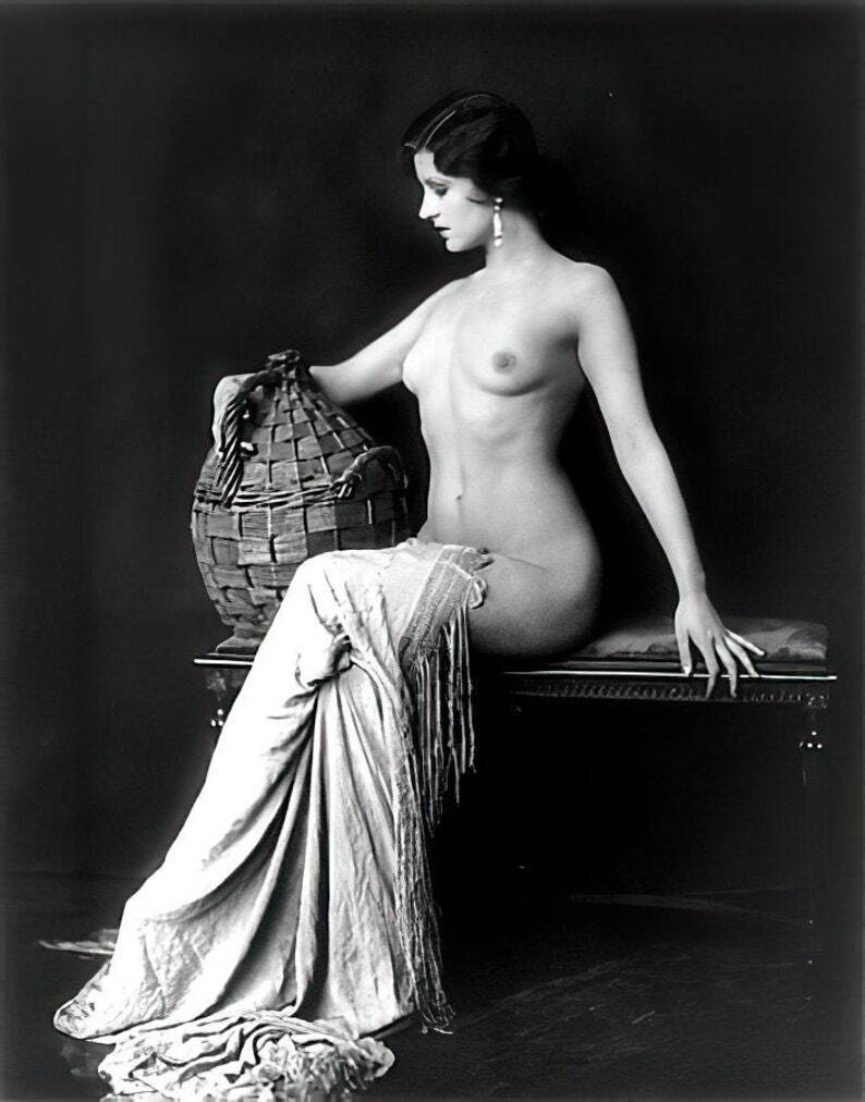 Dorothy Knapp 1920’s Era Nude Ziegfeld Studio Photo Print 8 x 10 Reproduction