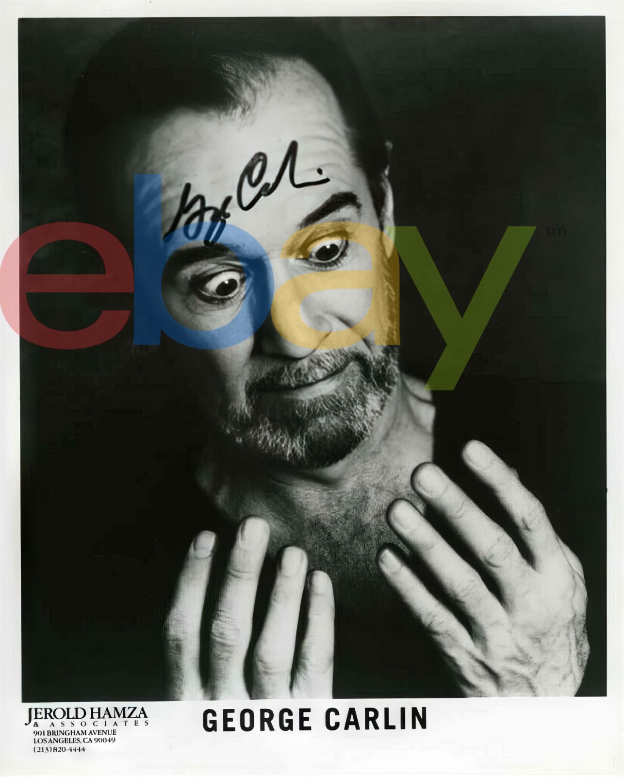 George Carlin Autographed Signed 8×10 Photo reprint !