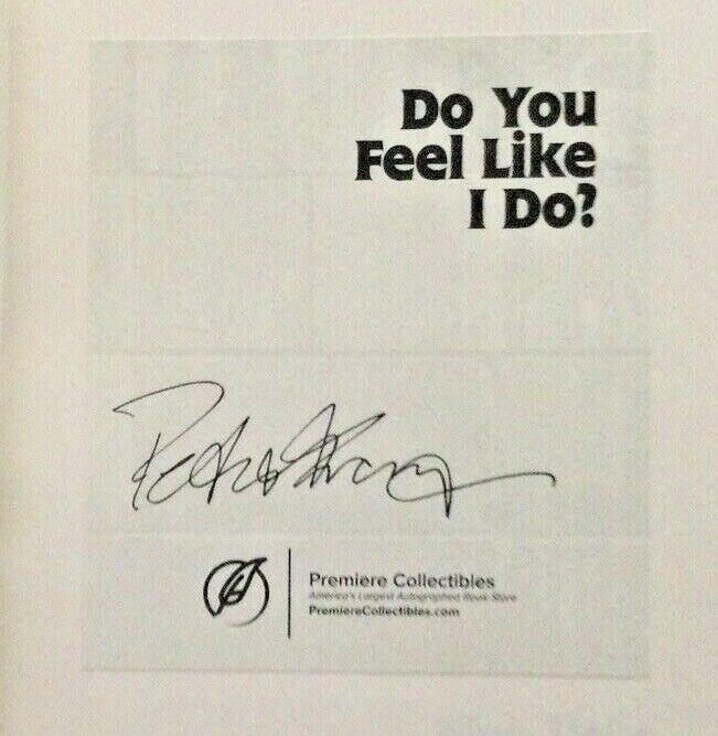 Peter Frampton “Do You Feel Like I Do?” Hardcover Book – Autographed – COA