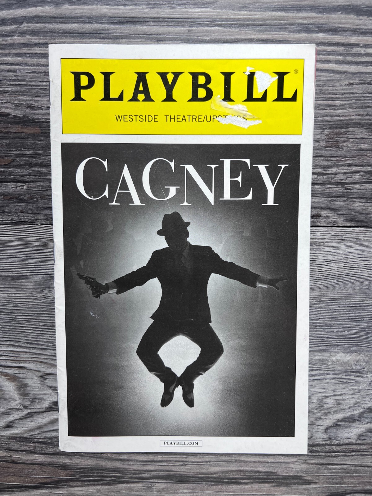 CAGNEY, PLAYBILL, APRIL 2016, WESTSIDE THEATRE/UPSTAIRS