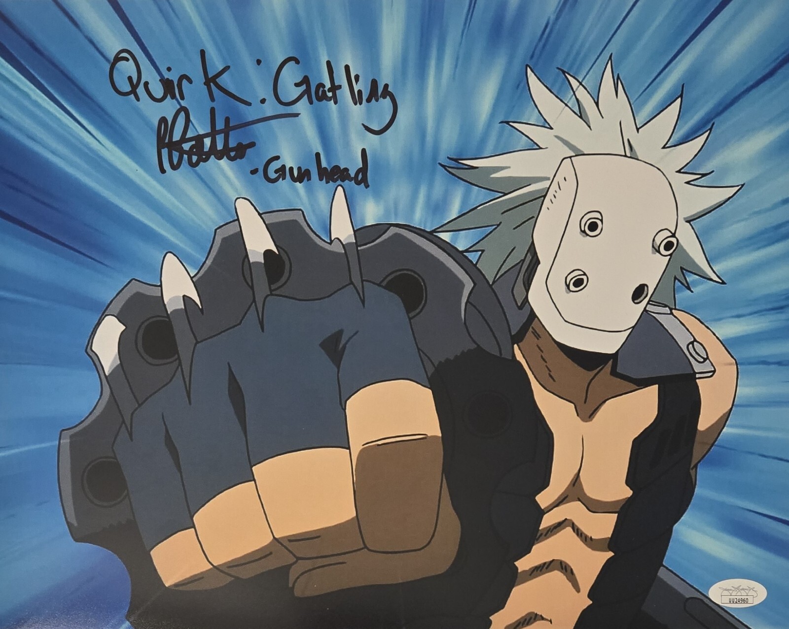 Brandon Potter Signed Photo Gunhead My Hero Academia Autograph Anime JSA COA 960