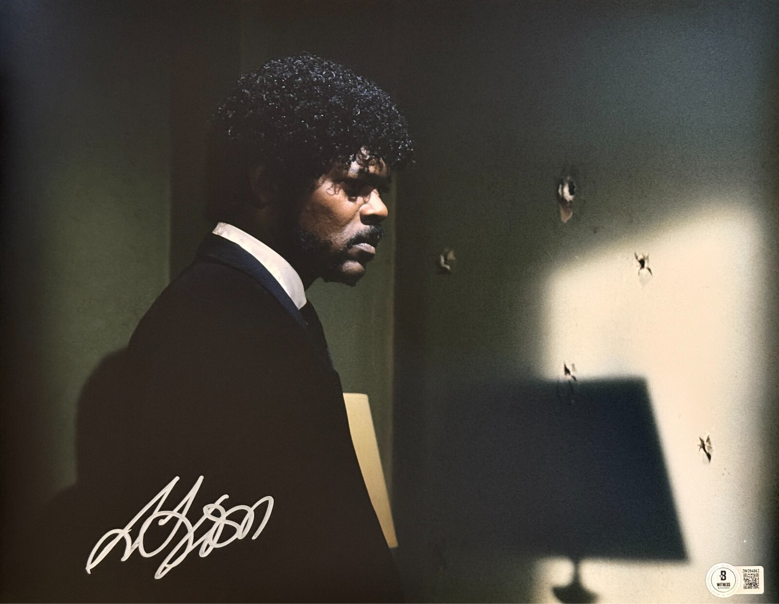 Samuel L. Jackson Signed 11×14 Jules Pulp Fiction Photo Beckett Witnessed
