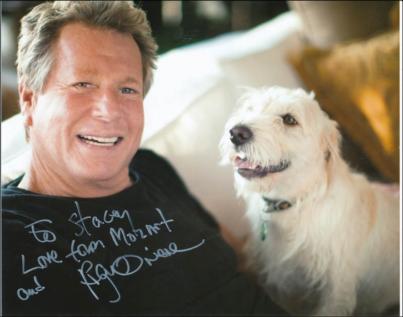 RYAN O’NEAL – AUTOGRAPHED INSCRIBED PHOTOGRAPH