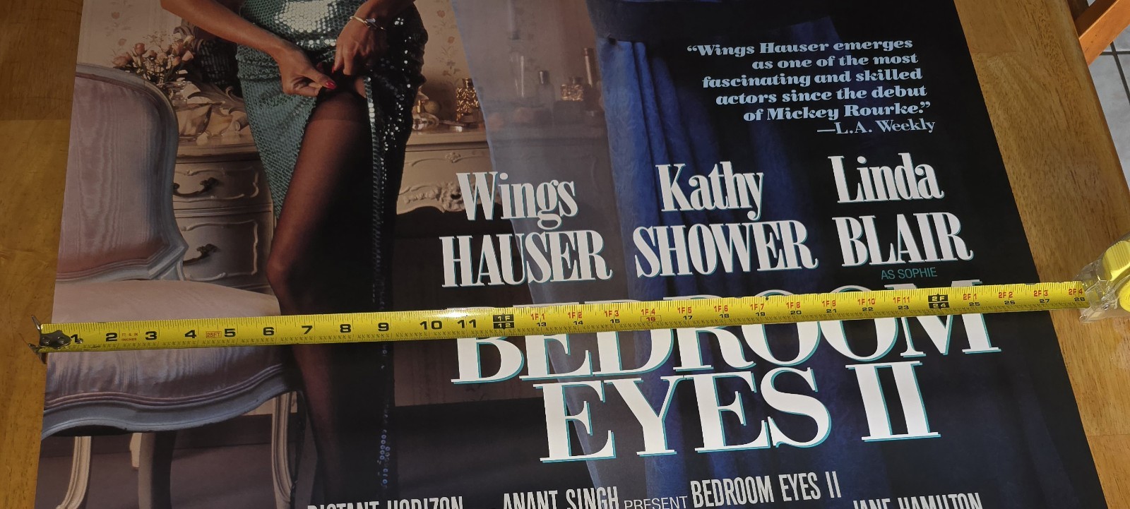 1989 Bedroom Eyes II Movie Promotional Poster 27×41