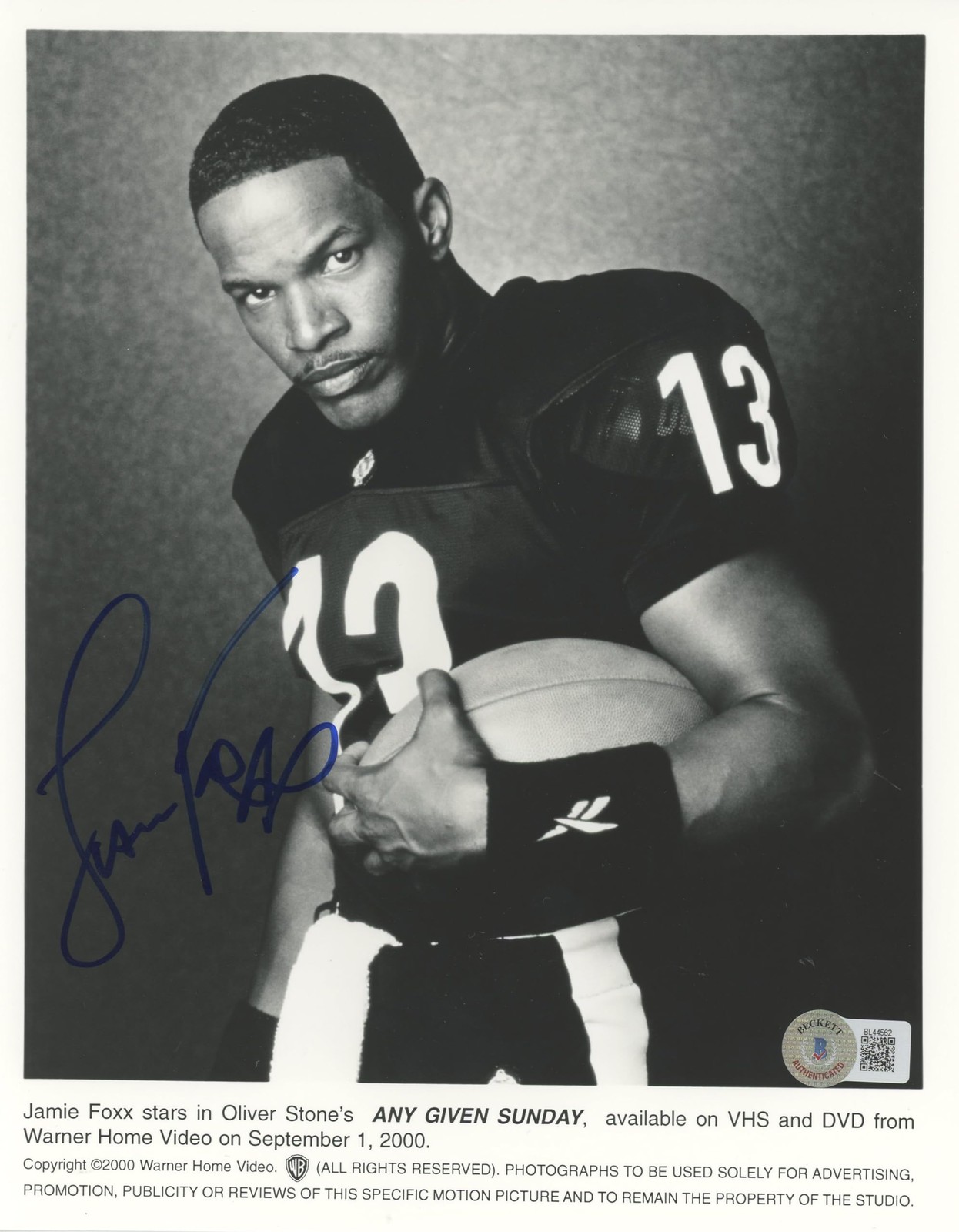 Jamie Foxx Any Given Sunday Authentic Signed 8×10 Photo Autographed BAS #BL44562