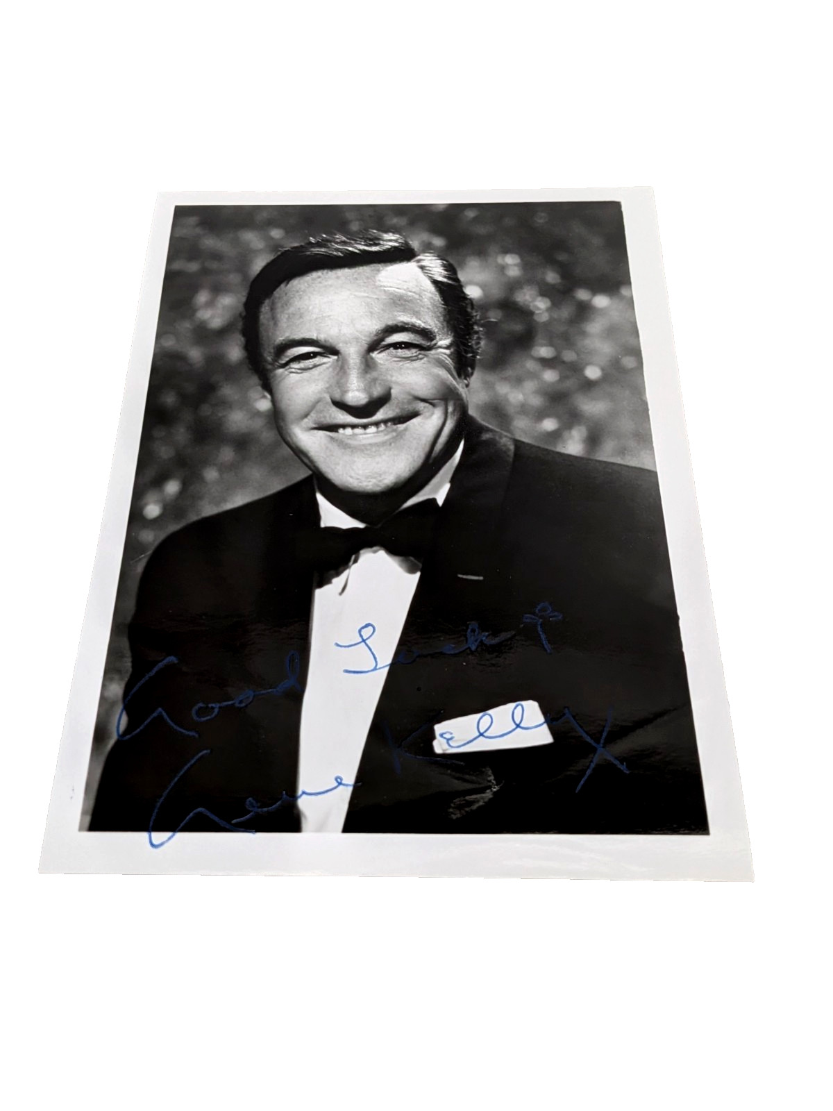 Vintage Signed Gene Kelly Autographed BW Photograph 7 x 5″
