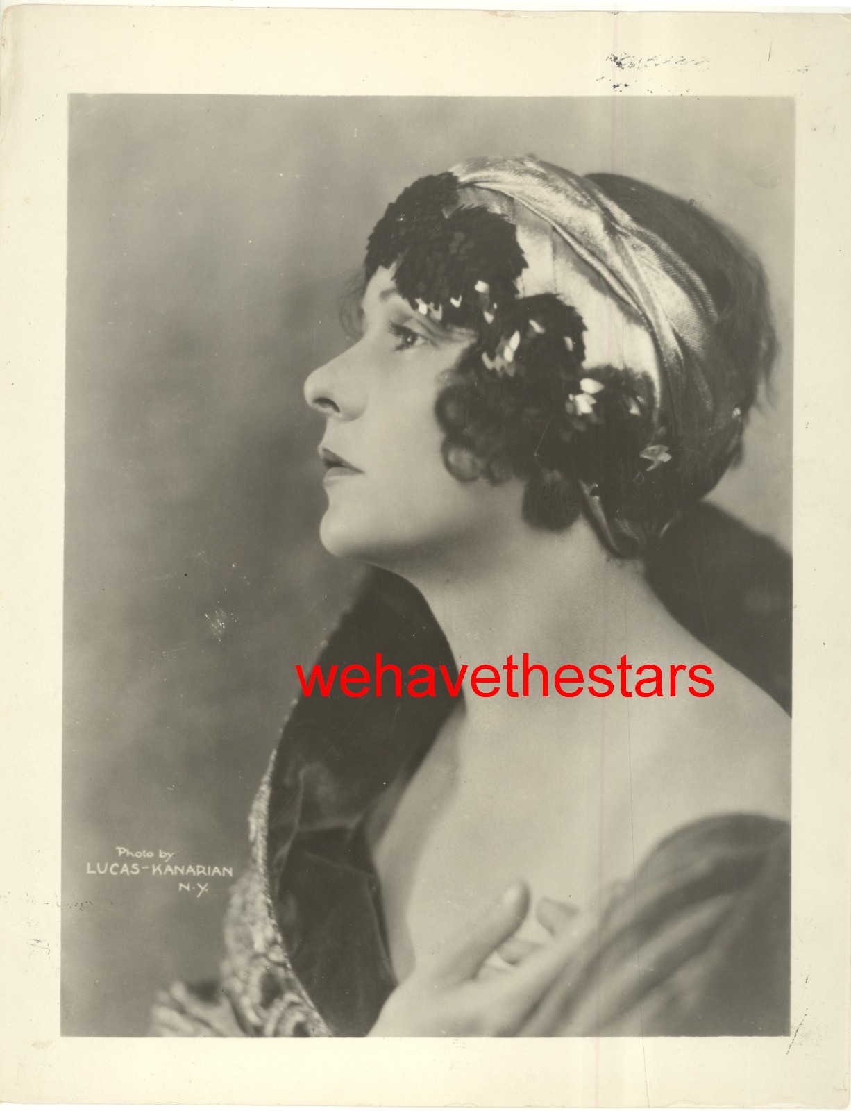 VINTAGE Norma Talmadge 20s SILENT STAR Publicity Portrait by LUCAS-KANARIAN