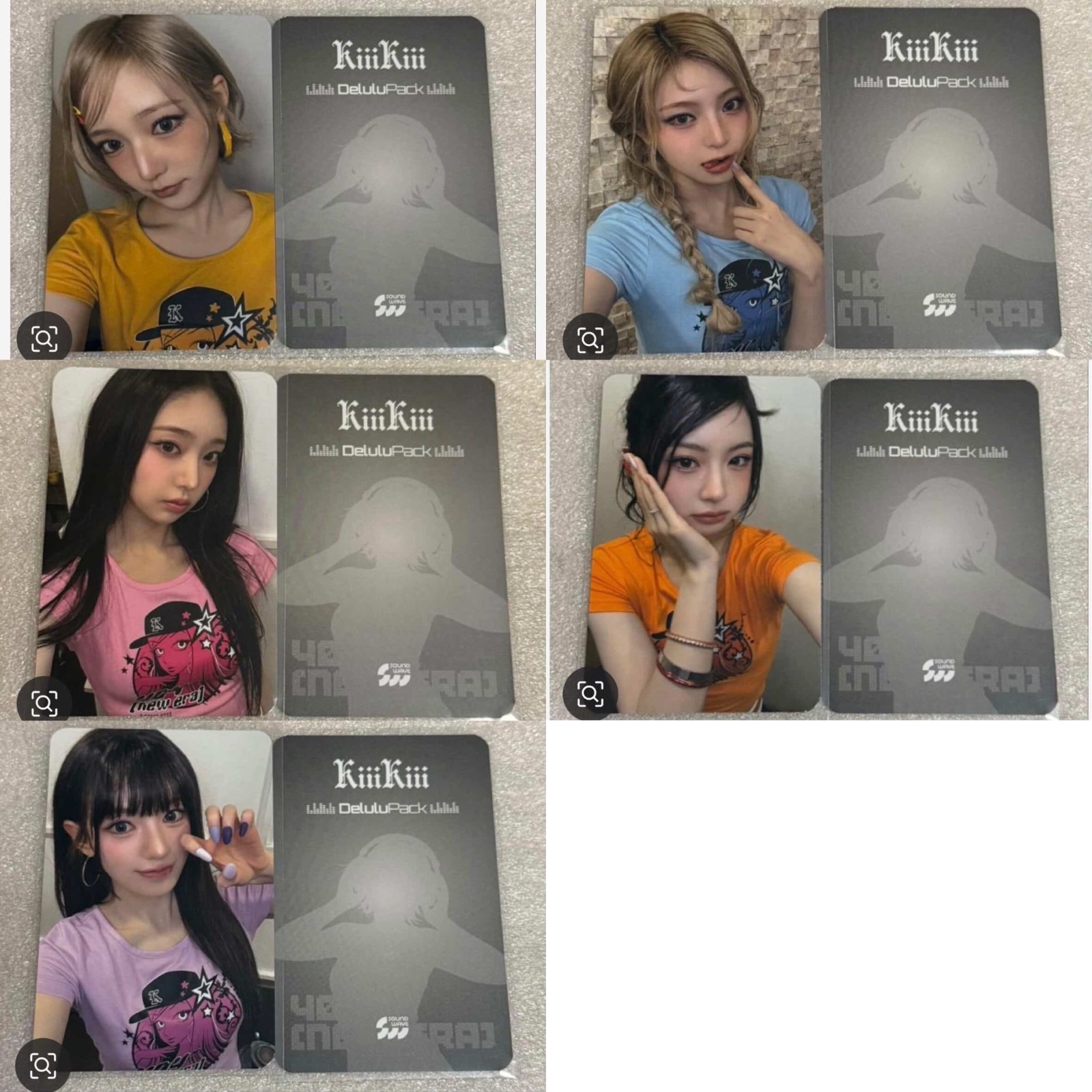 KIIIKIII – The 2nd EP [Delulu Pack] SOUNDWAVE 2.0 POB PHOTOCARD OFFICIAL BEE