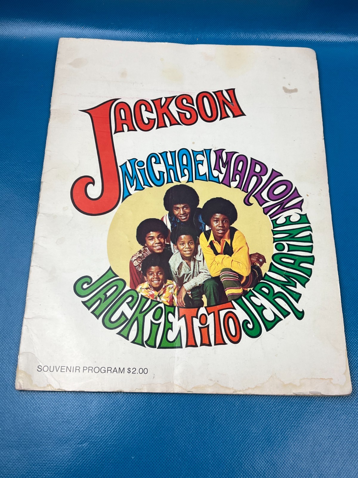 Vintage Jackson 5 1960s 1970s Souvenir program guide Concert Tour