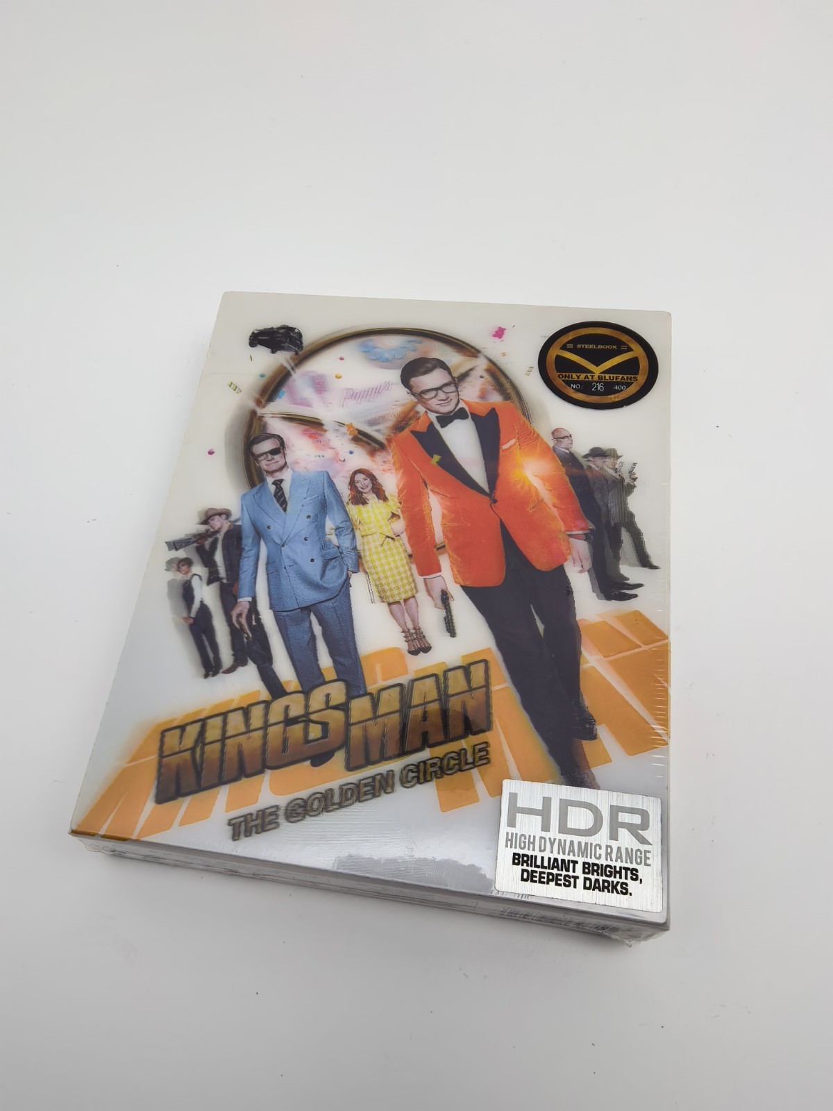 BLUFANS OAB#32 KINGSMAN 2 GOLDEN CIRCLE 4K UHD+ BLU-RAY LENTI SLIP STEELBOOK,NEW