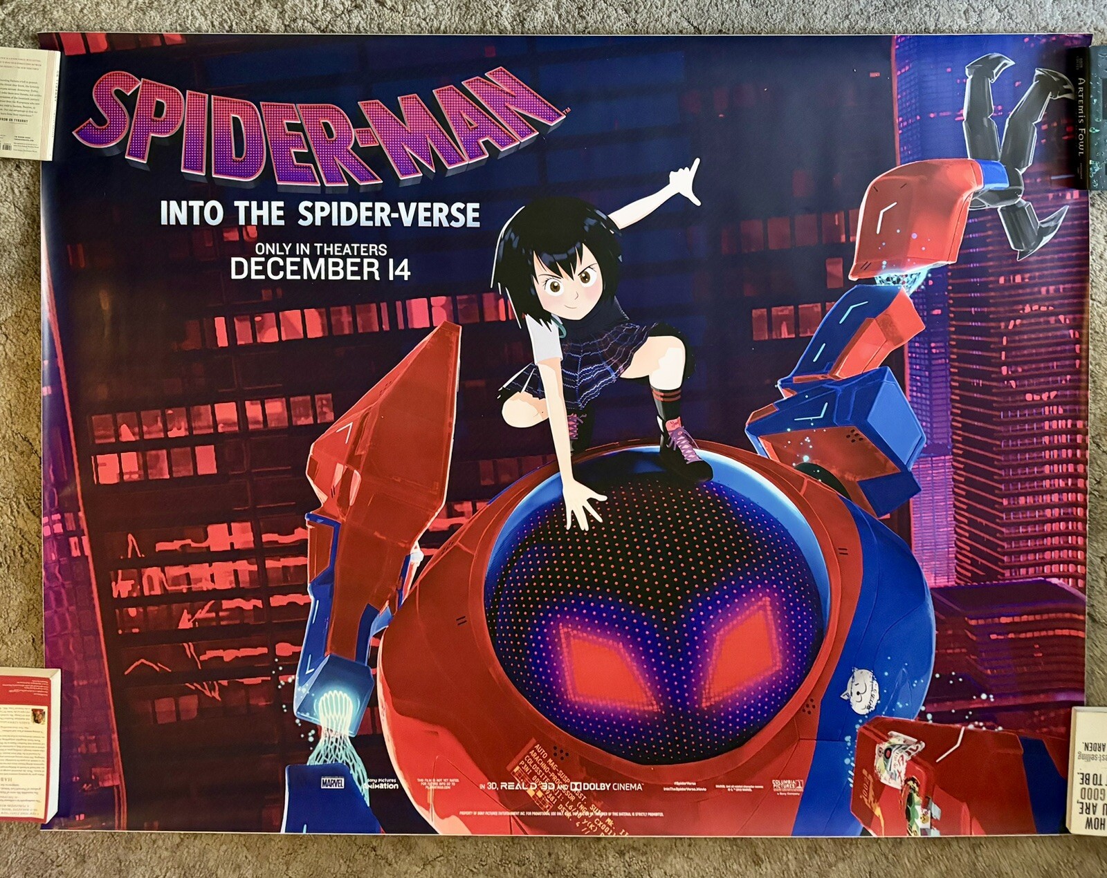 Spider-Man Spider-Verse Penny Parker Subway Poster 60×46 Inches