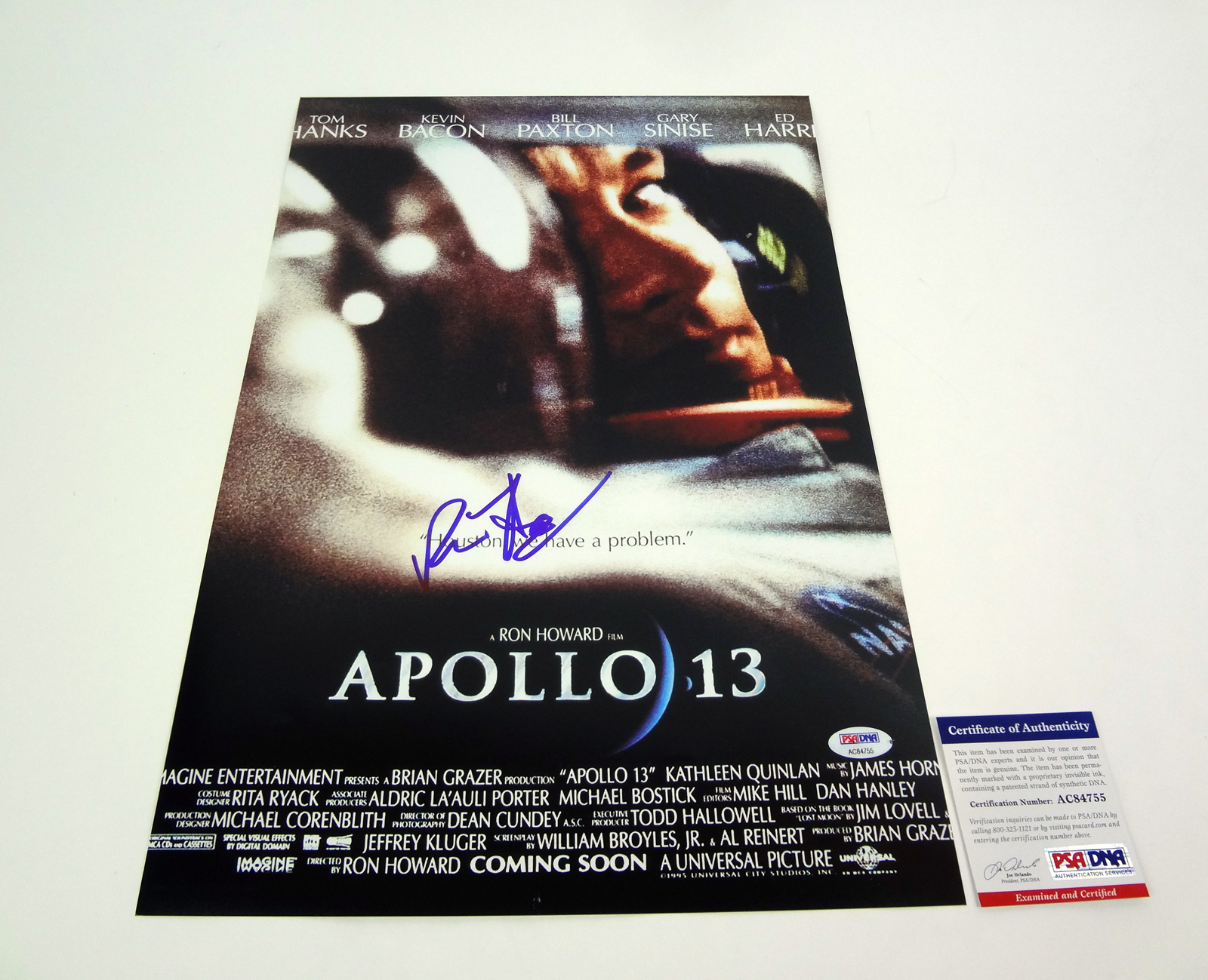 Ron Howard Director Signed Autograph Apollo 13 Movie Poster PSA/DNA COA