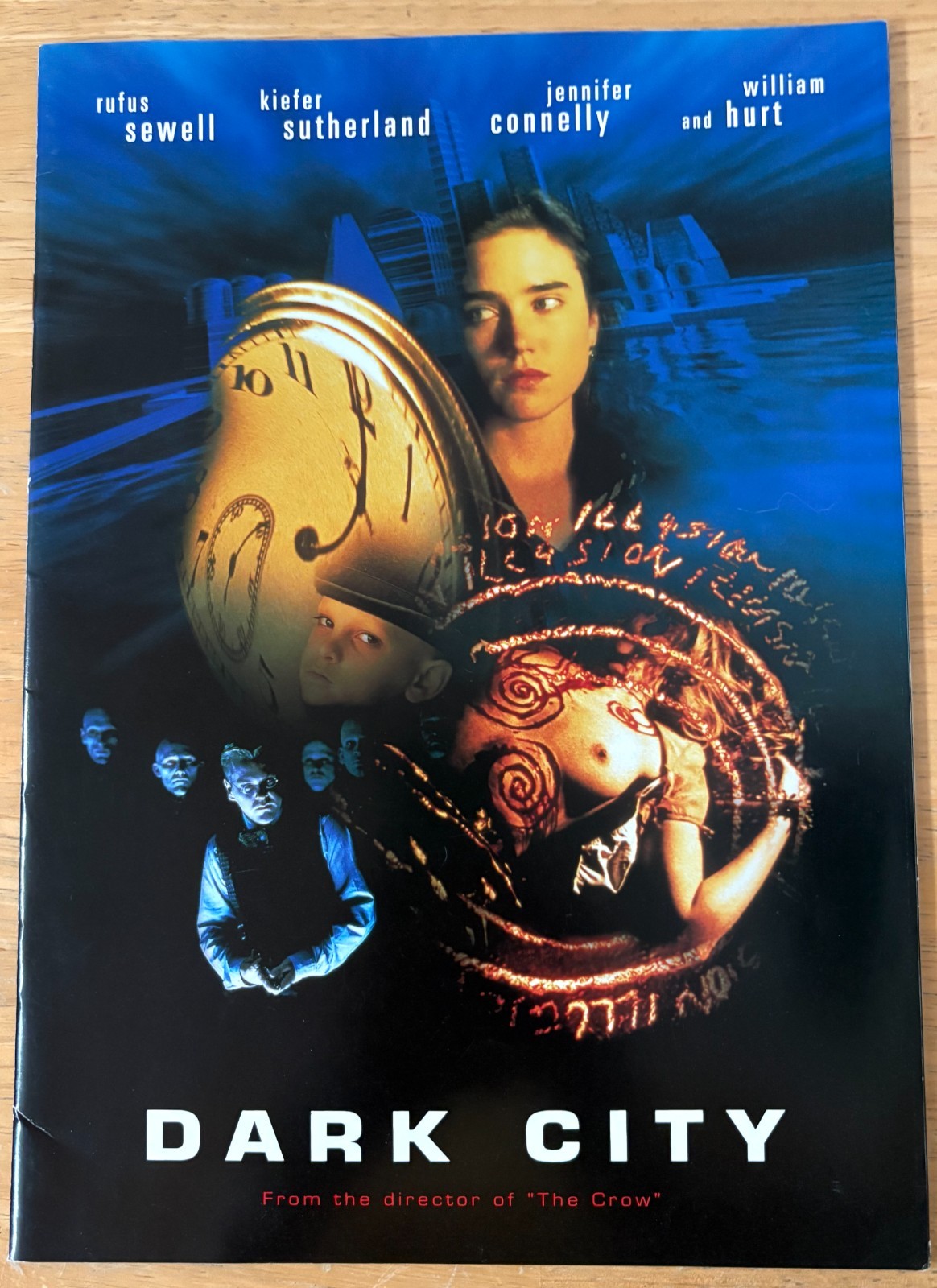 DARK CITY 1998 Japan Movie Program Alex Proyas Jennifer Connelly Rufus Sewell
