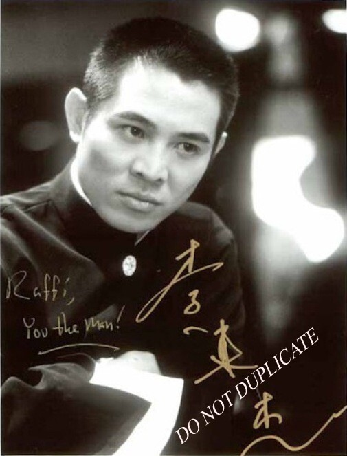 JET LI – 8 1/2 X 11 GLOSSY SIGNED PHOTO REPRINT