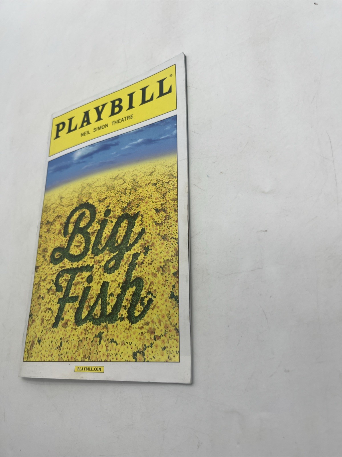 Big Fish Broadway Playbill October 2013 with Bookmark