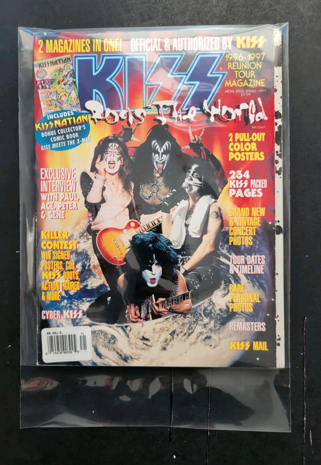 Kiss Rocks The World 1996-1997 Reunion Tour Magazine Spring 1997