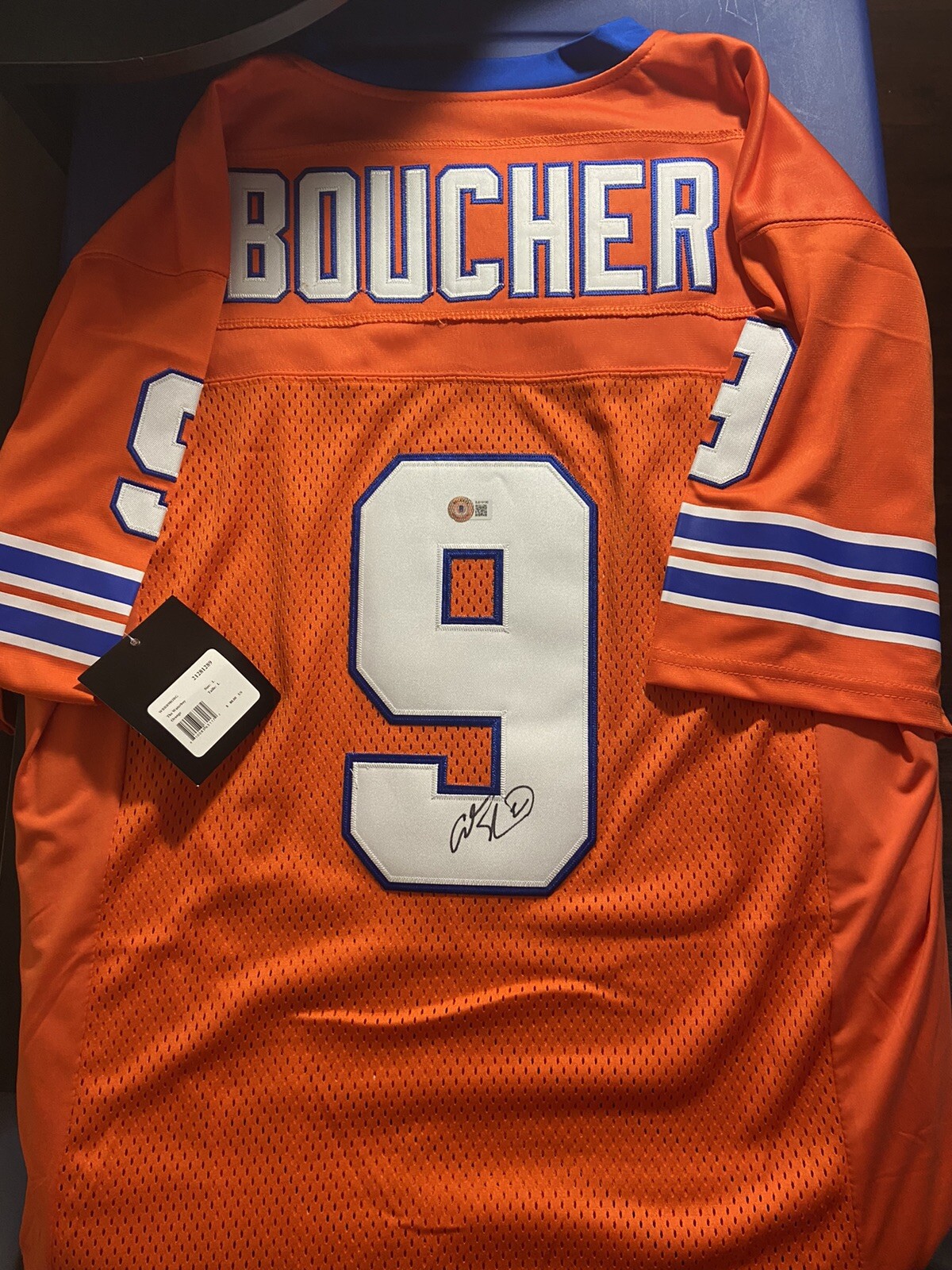 ADAM SANDLER AUTOGRAPHED AUTHENTIC THE WATERBOY JERSEY BECKETT BOBBY BOUCHER 🔥