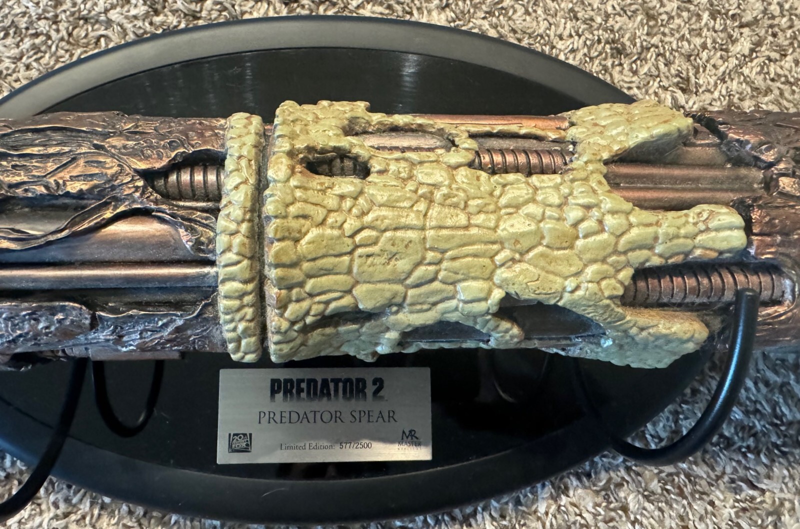 MASTER REPLICAS PREDATOR 2 SPEAR 1:1 SCALE RARE! NR!