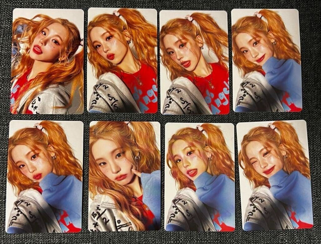 ITZY YEJI Photo Card Algorhythm First Limited Edition 8 Types Complete Set