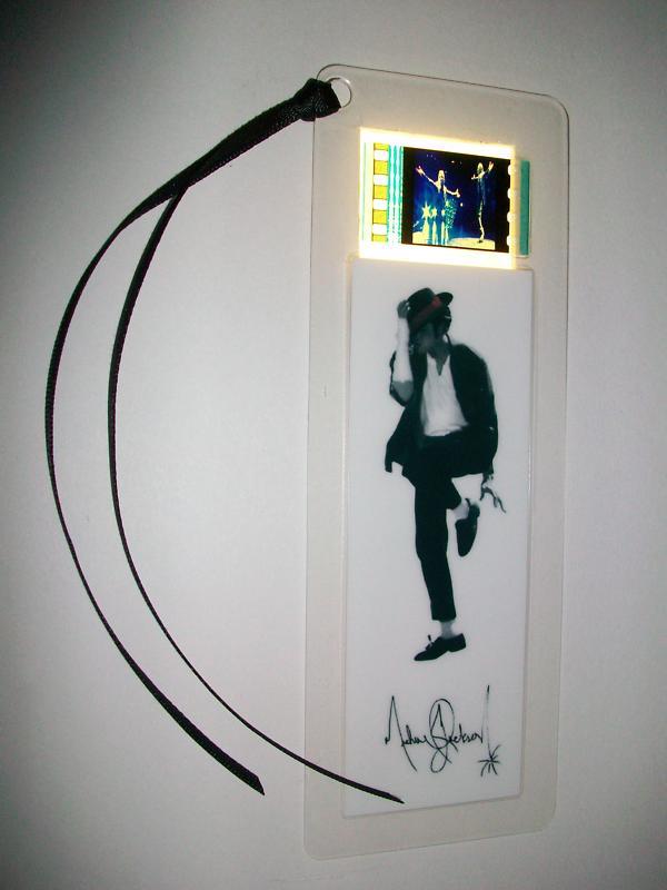 MICHAEL JACKSON Movie Memorabilia Film Cell Bookmark