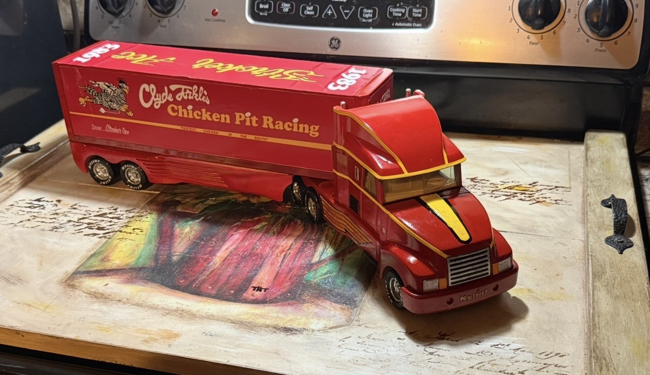 1/24 scale Stroker Ace Thunderbird and Hauler pair