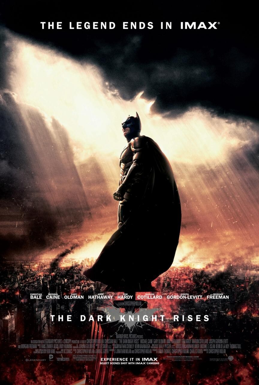 The Dark Knight Rises 70mm IMAX Film Cell Frame Christopher Nolan (12152)