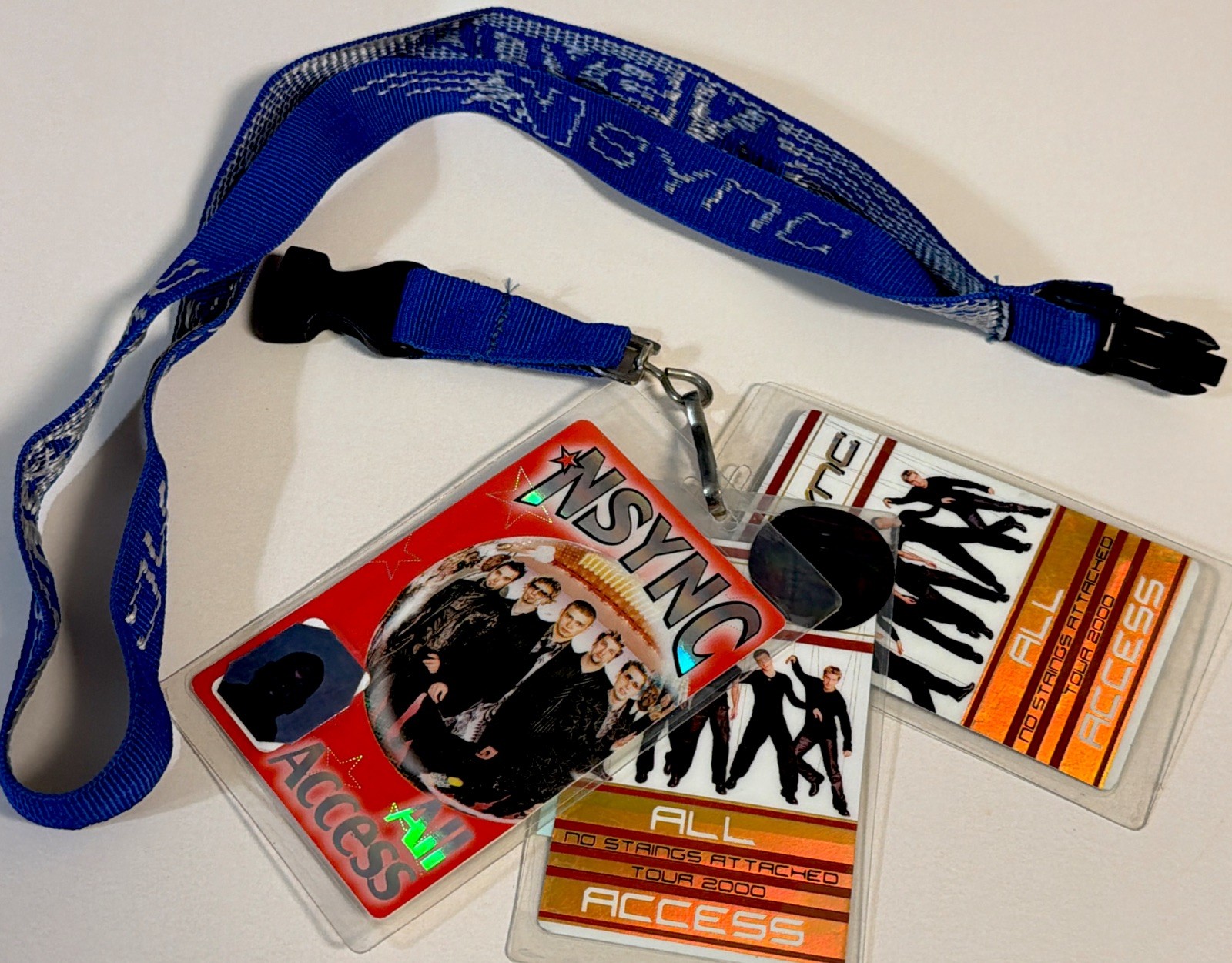 *NSYNC No Strings Attached Tour 2000 All Access Backstage Passes Crew Concert